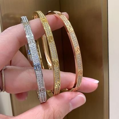 Love Bracelet Small Model Pavé Style