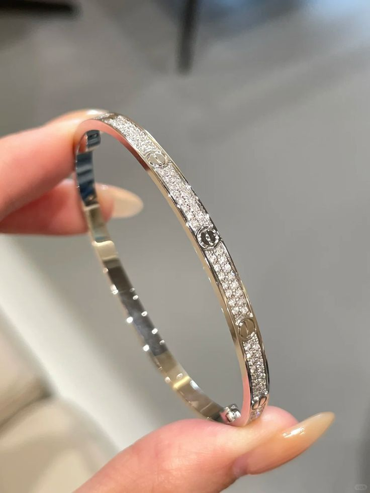Love Bracelet Small Model Pavé Style