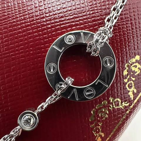 Love Chain Bracelet with 2 Stones