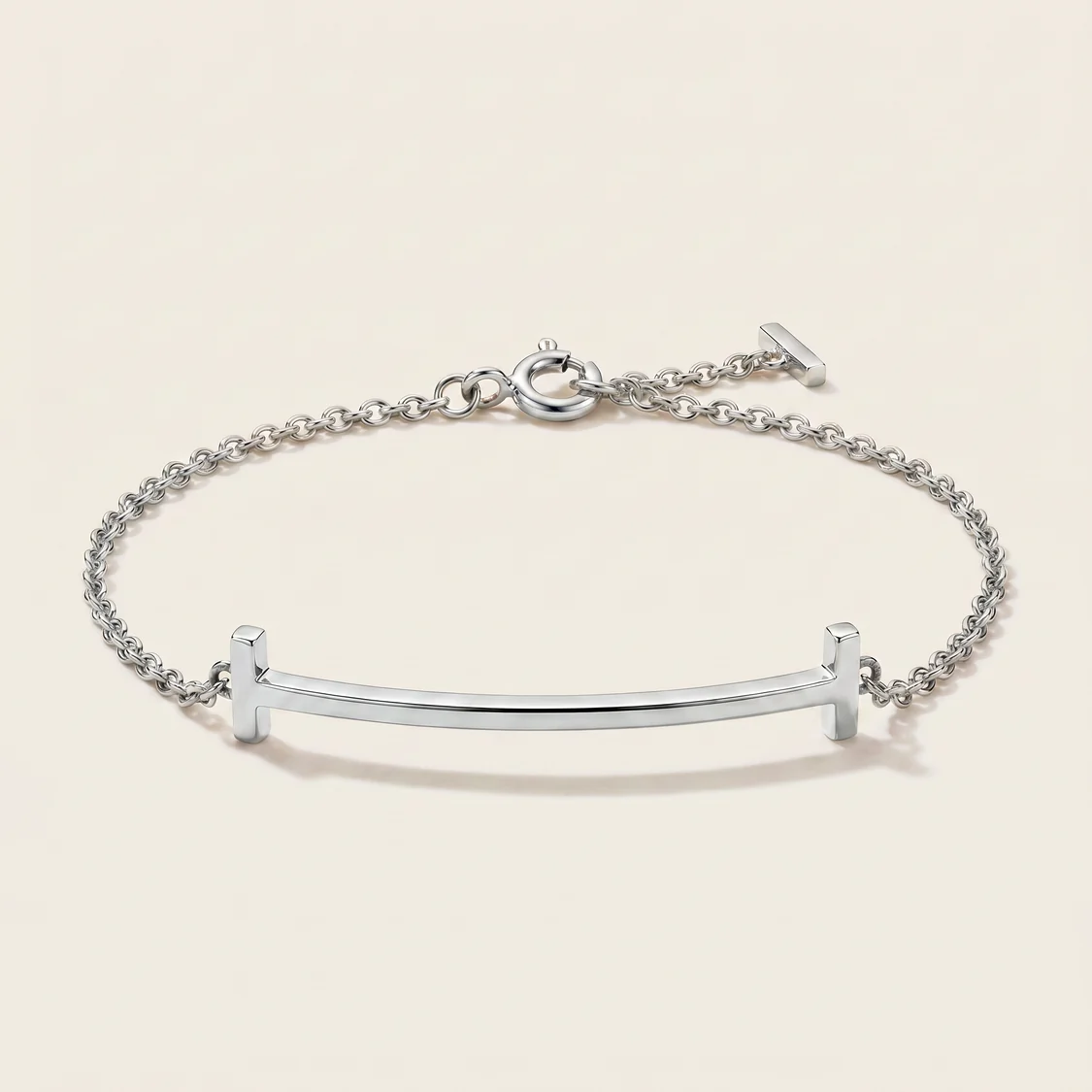 T Smile Curved Bracelet