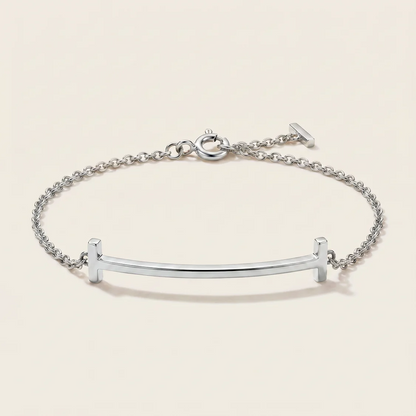 T Smile Curved Bracelet