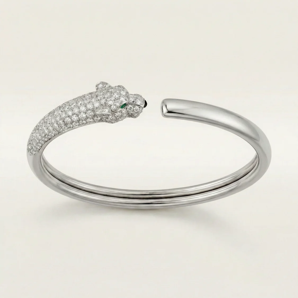 Panthère Pavé Sculptural Bracelet