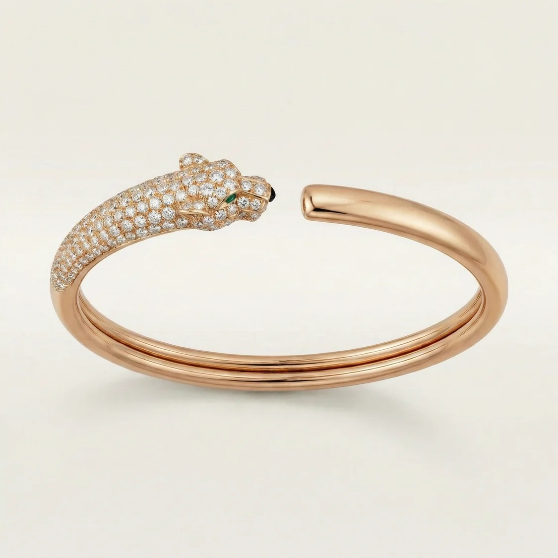 Panthère Pavé Sculptural Bracelet