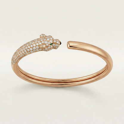 Panthère Pavé Sculptural Bracelet