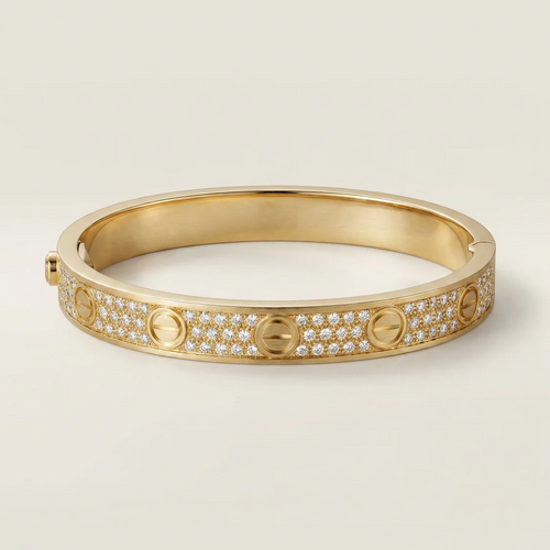 Love Diamonds Paved Bracelet