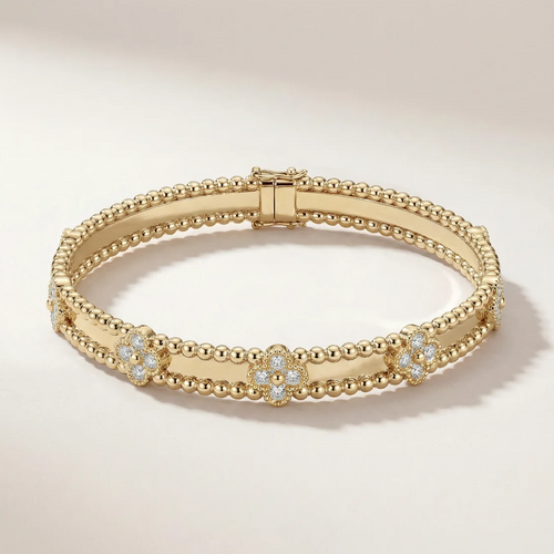 Perlée Sweet Clovers Pavé Bracelet