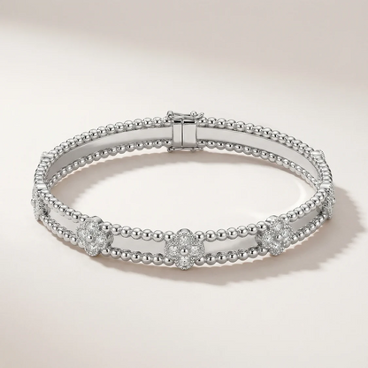 Perlée Sweet Clovers Pavé Bracelet