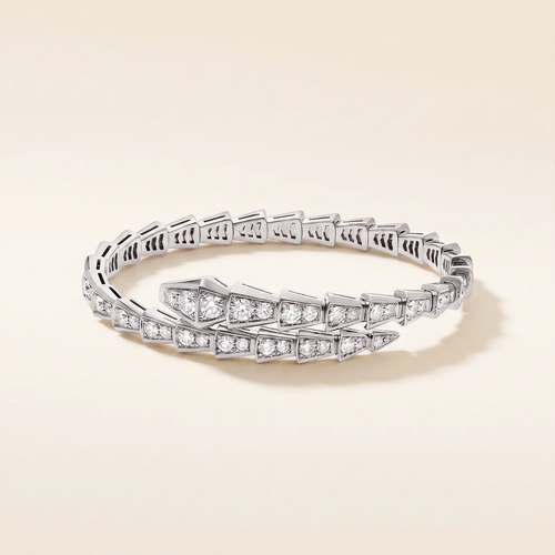 Serpenti Pavé Diamonds Wrap Bracelet