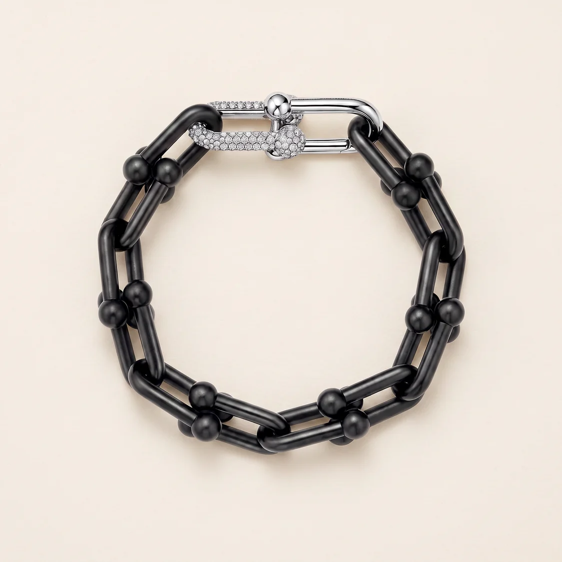 HardWear White Pavé Diamonds Connector Bracelet