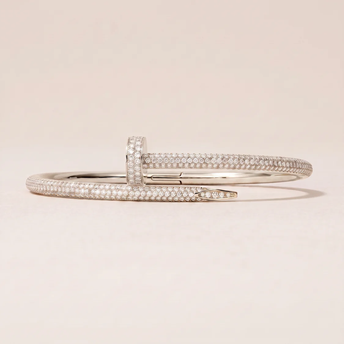 Juste Un Clou Pavé Diamonds Bangle Bracelet