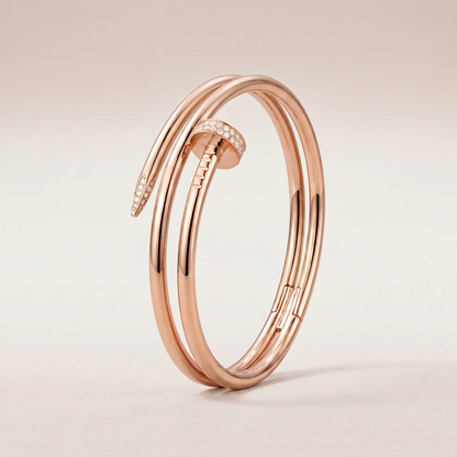Juste Un Clou Pavé Diamonds Double Wrap Bangle Bracelet