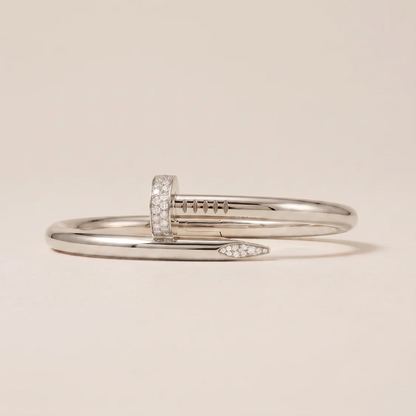 Juste Un Clou Large Pavé Diamonds Nail Bracelet