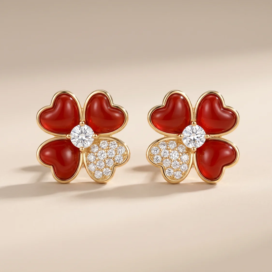 Cosmos Pavé Diamonds Medium Earrings