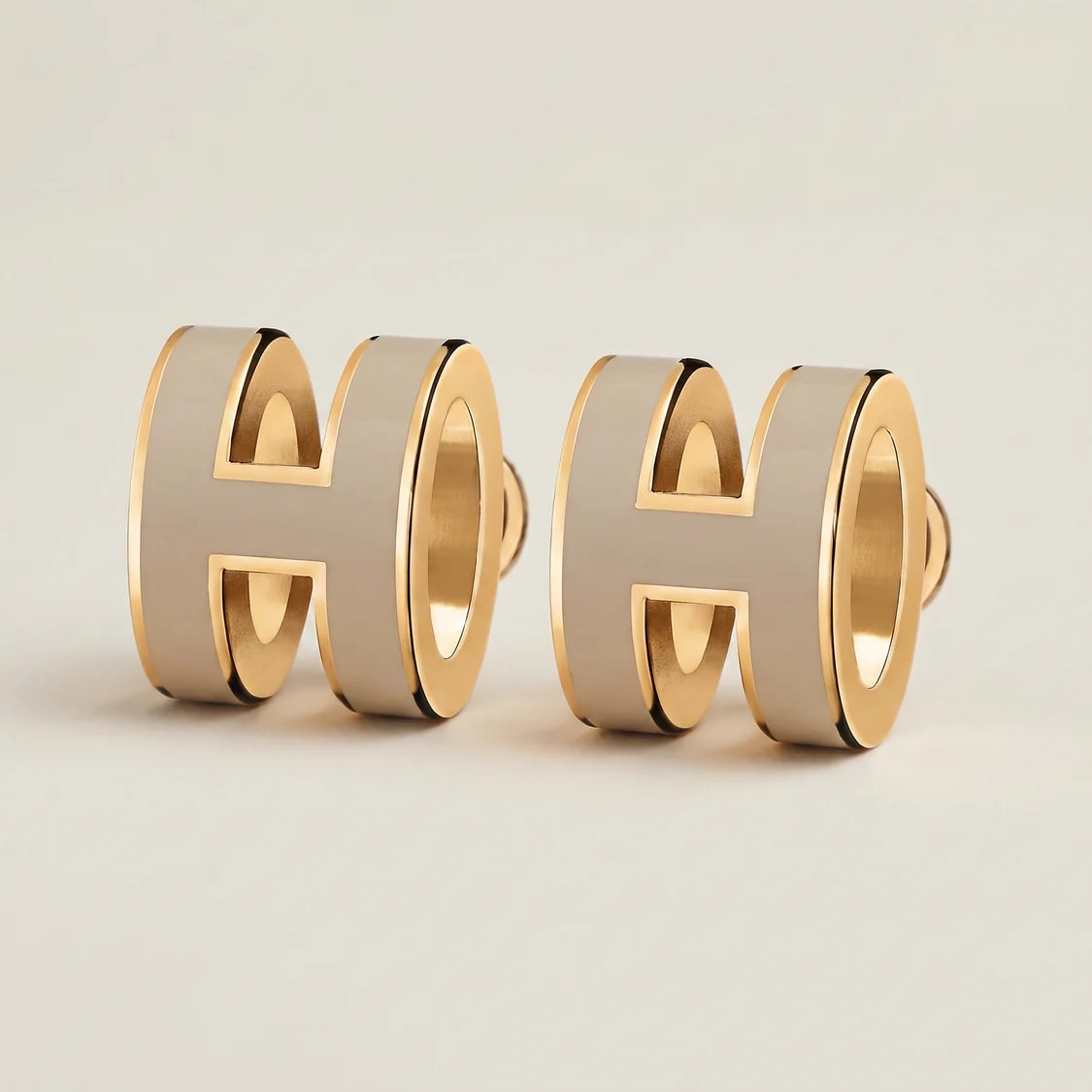 Mini Pop H Hoop Earrings