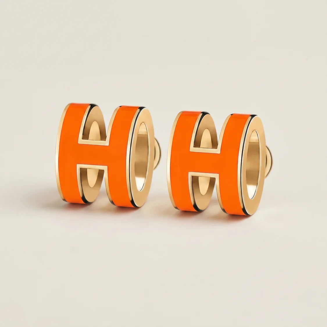 Mini Pop H Hoop Earrings