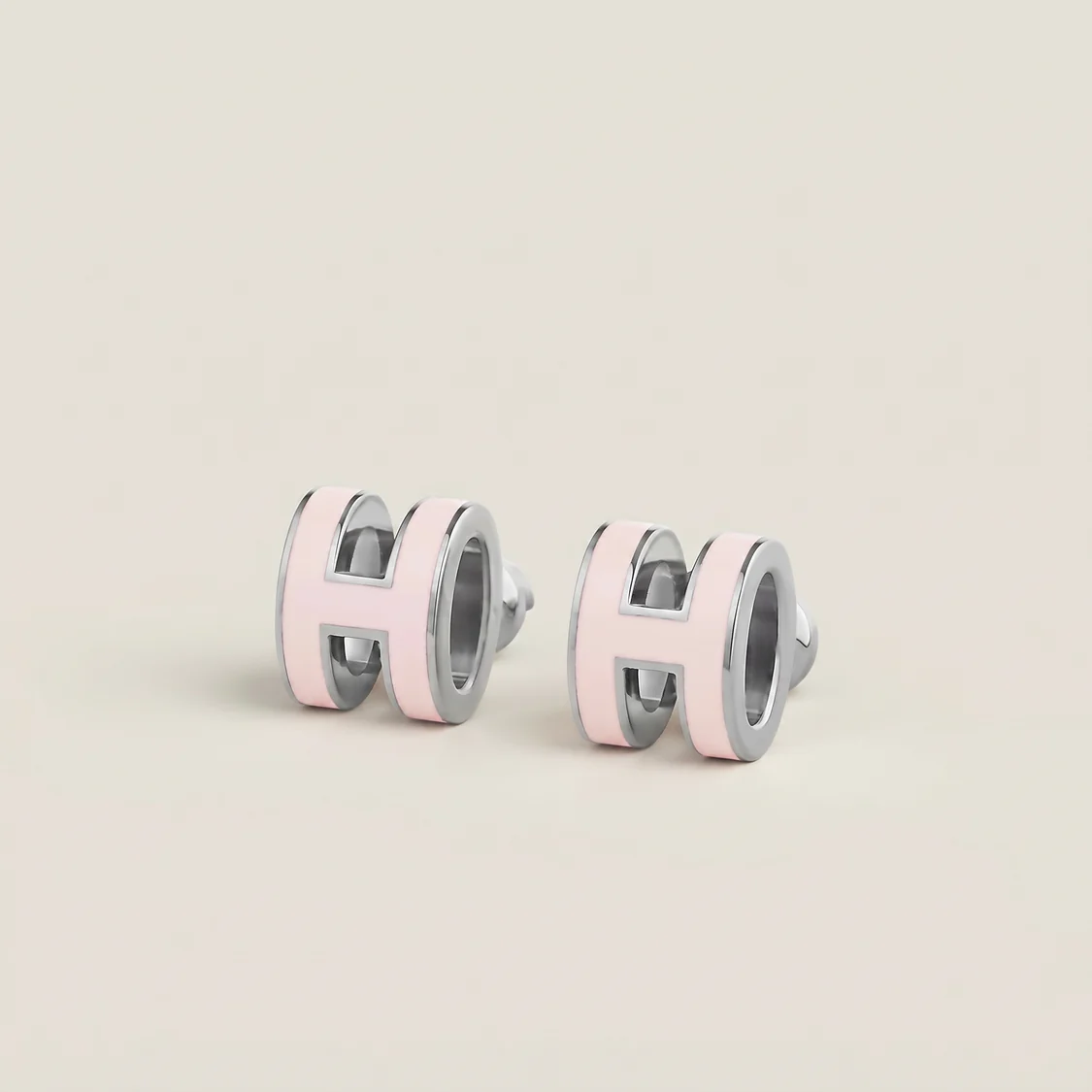 Mini Pop H Hoop Earrings