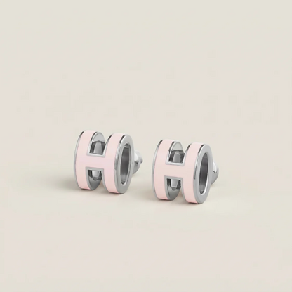 Mini Pop H Hoop Earrings