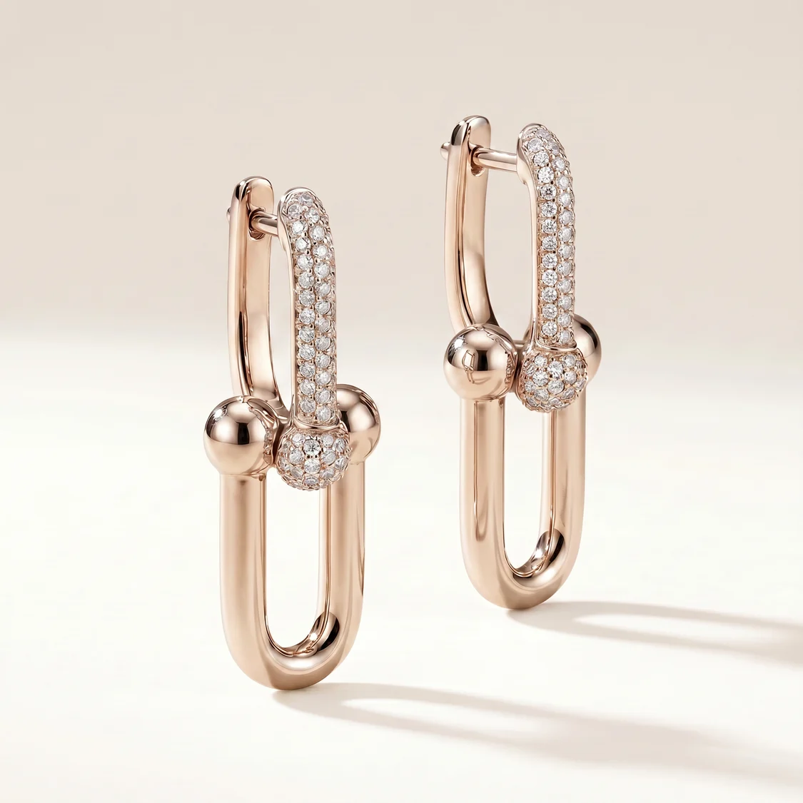 HardWear Large Link Pavé Earrings