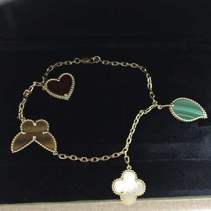 Lucky Clover 4 Motifs Bracelet