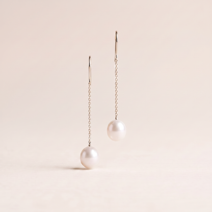 Elsa Peretti Pearl Drop Earrings