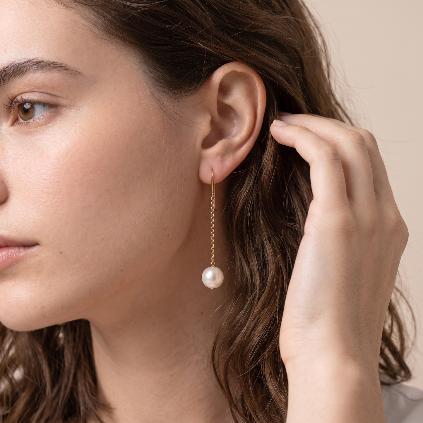 Elsa Peretti Pearl Drop Earrings