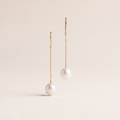 Elsa Peretti Pearl Drop Earrings