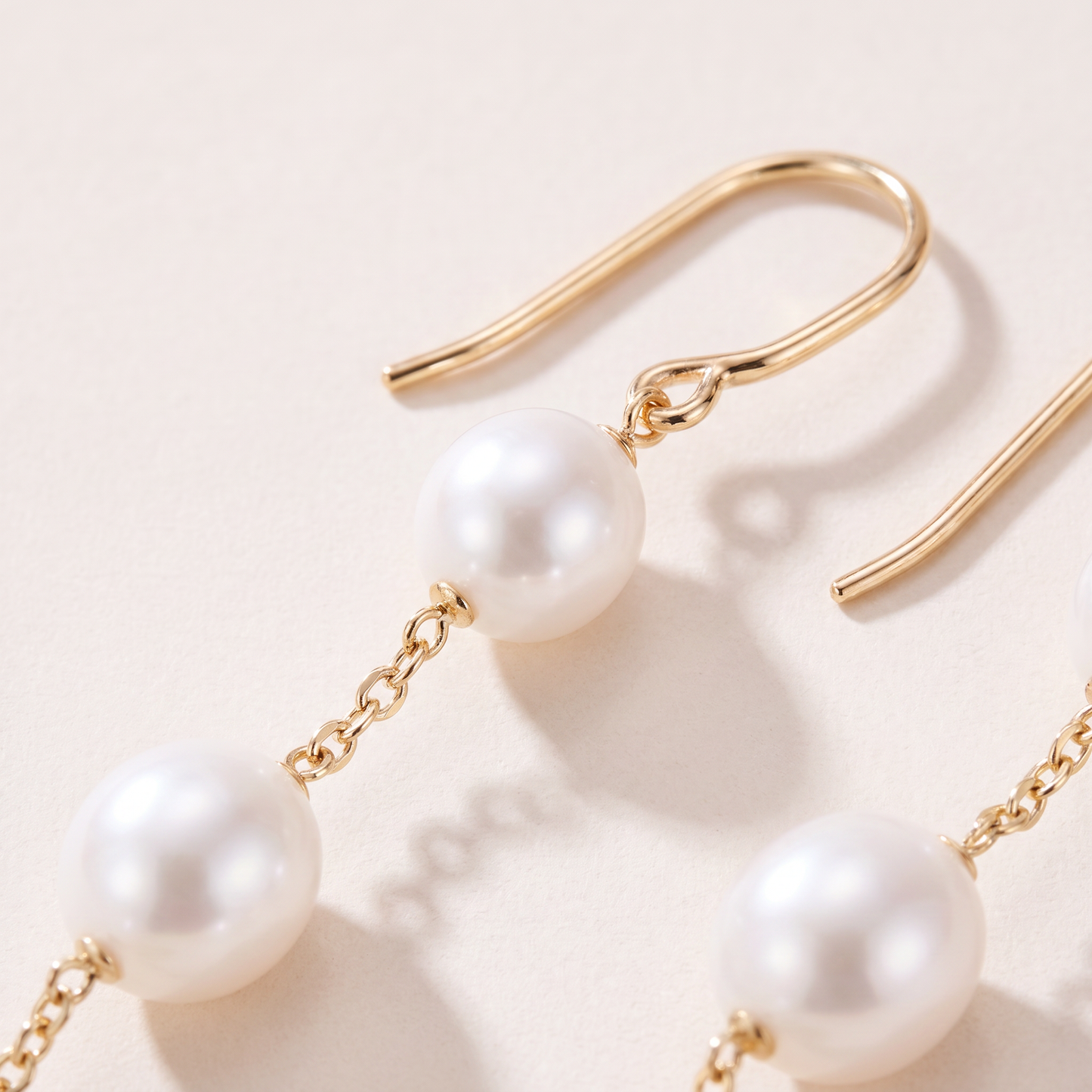 Elsa Peretti Pearls On Chain Drop Earrings