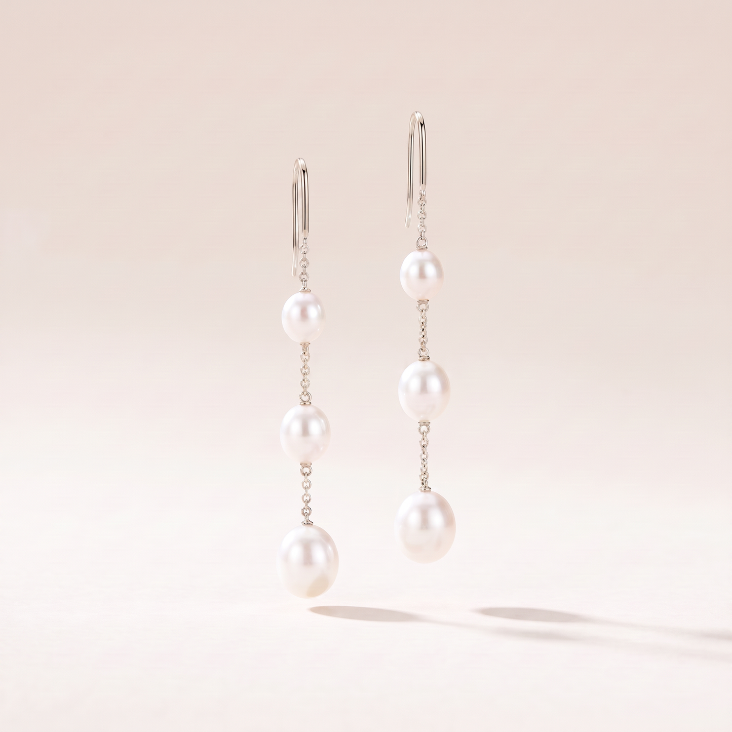Elsa Peretti Pearls On Chain Drop Earrings