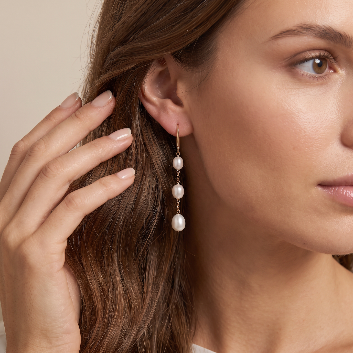 Elsa Peretti Pearls On Chain Drop Earrings