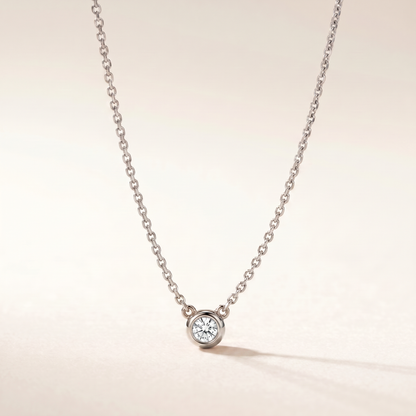 Elsa Peretti Solitaire Diamond Necklace