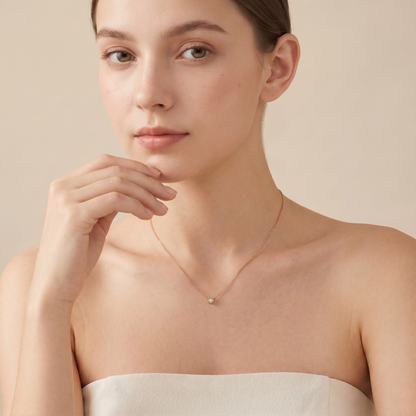 Elsa Peretti Solitaire Diamond Necklace