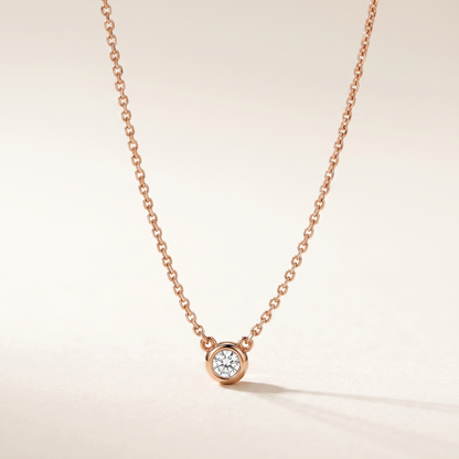 Elsa Peretti Solitaire Diamond Necklace