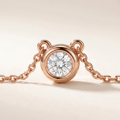 Elsa Peretti Solitaire Diamond Necklace