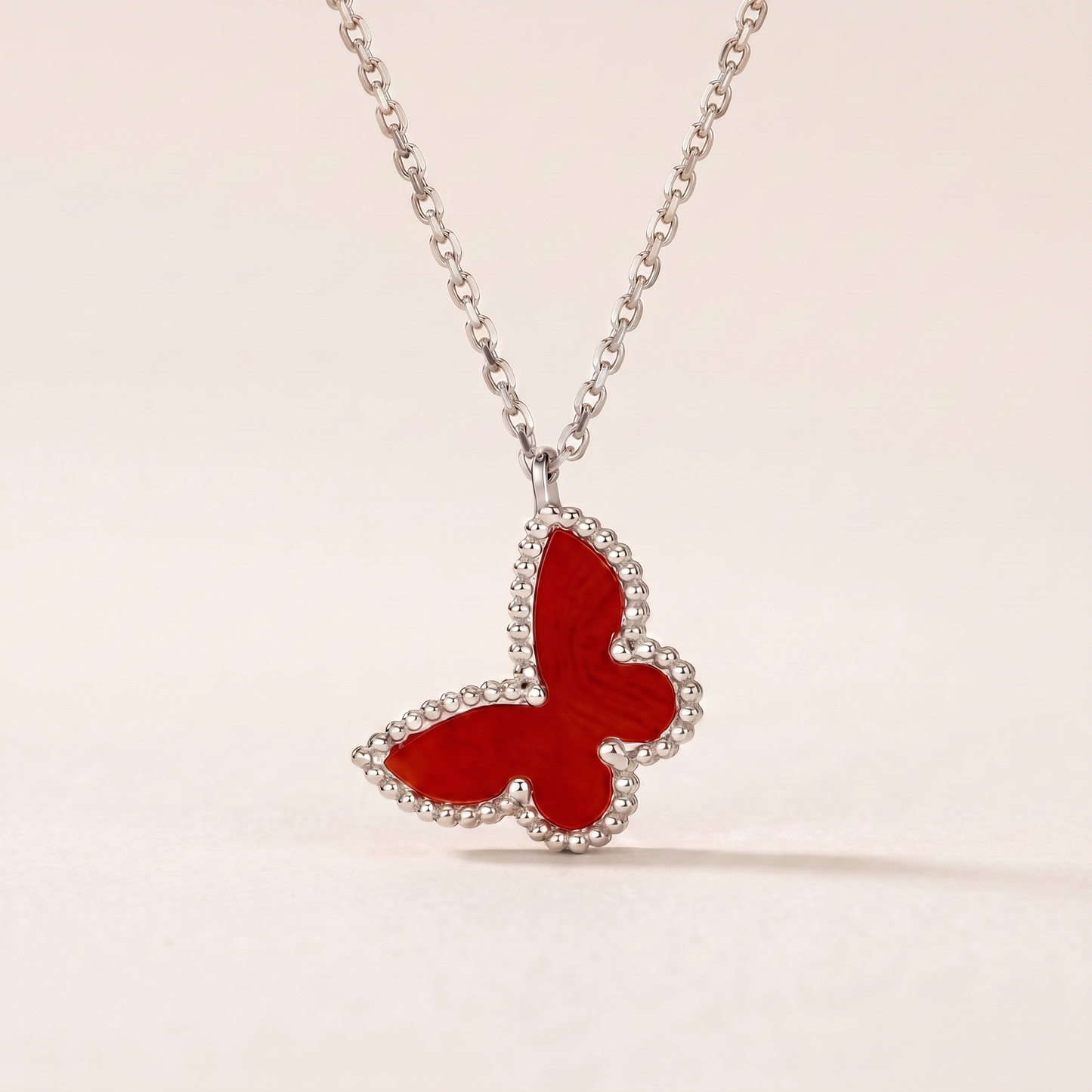 Alhambra Sweet Red Butterfly Necklace