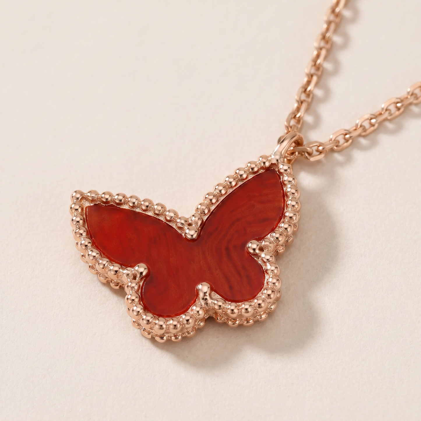 Alhambra Sweet Red Butterfly Necklace