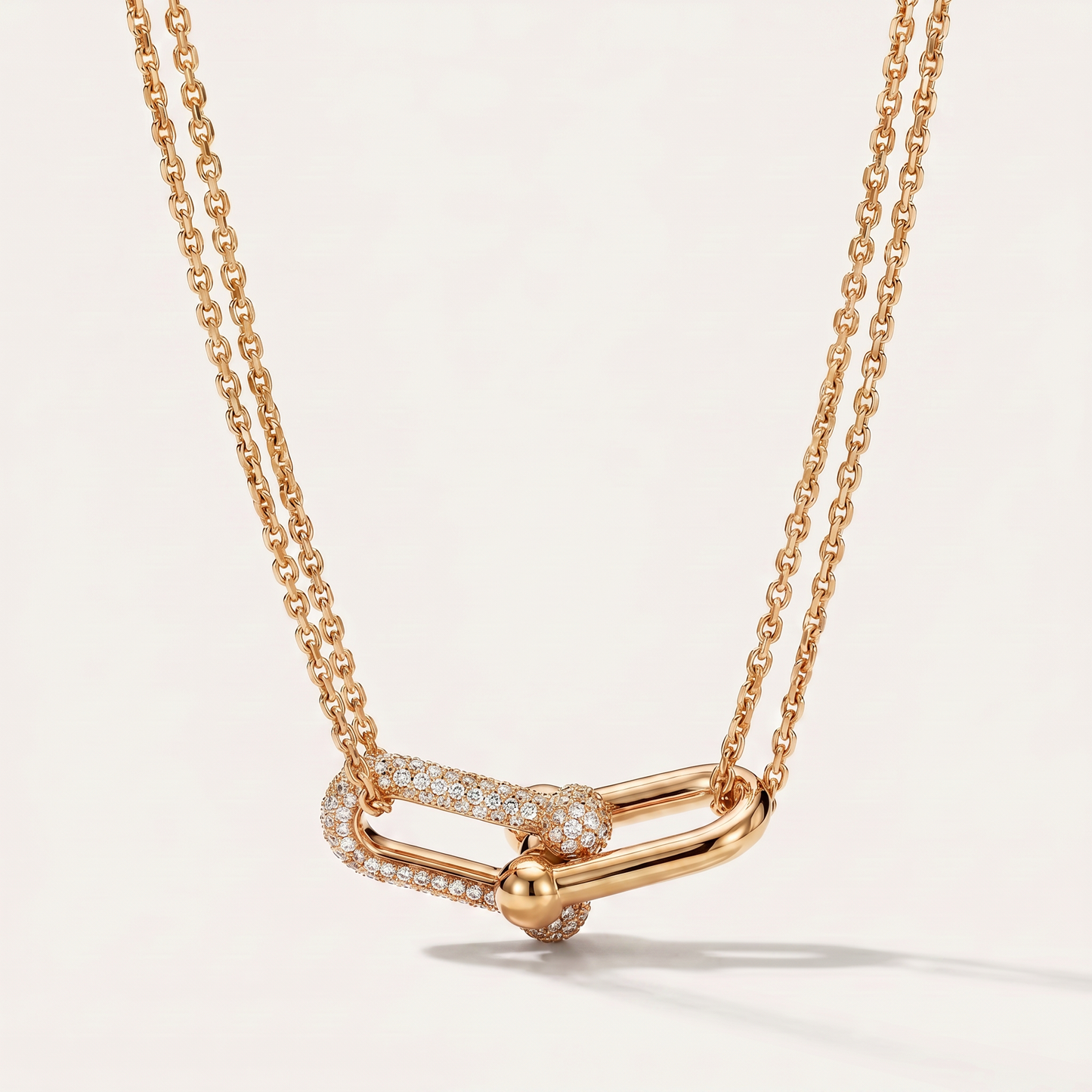 HardWear Pavé Diamond Double Link Necklace