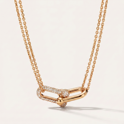 HardWear Pavé Diamond Double Link Necklace