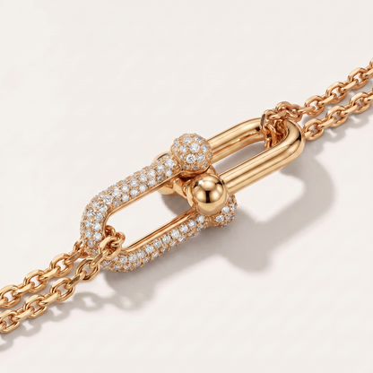 HardWear Pavé Diamond Double Link Necklace