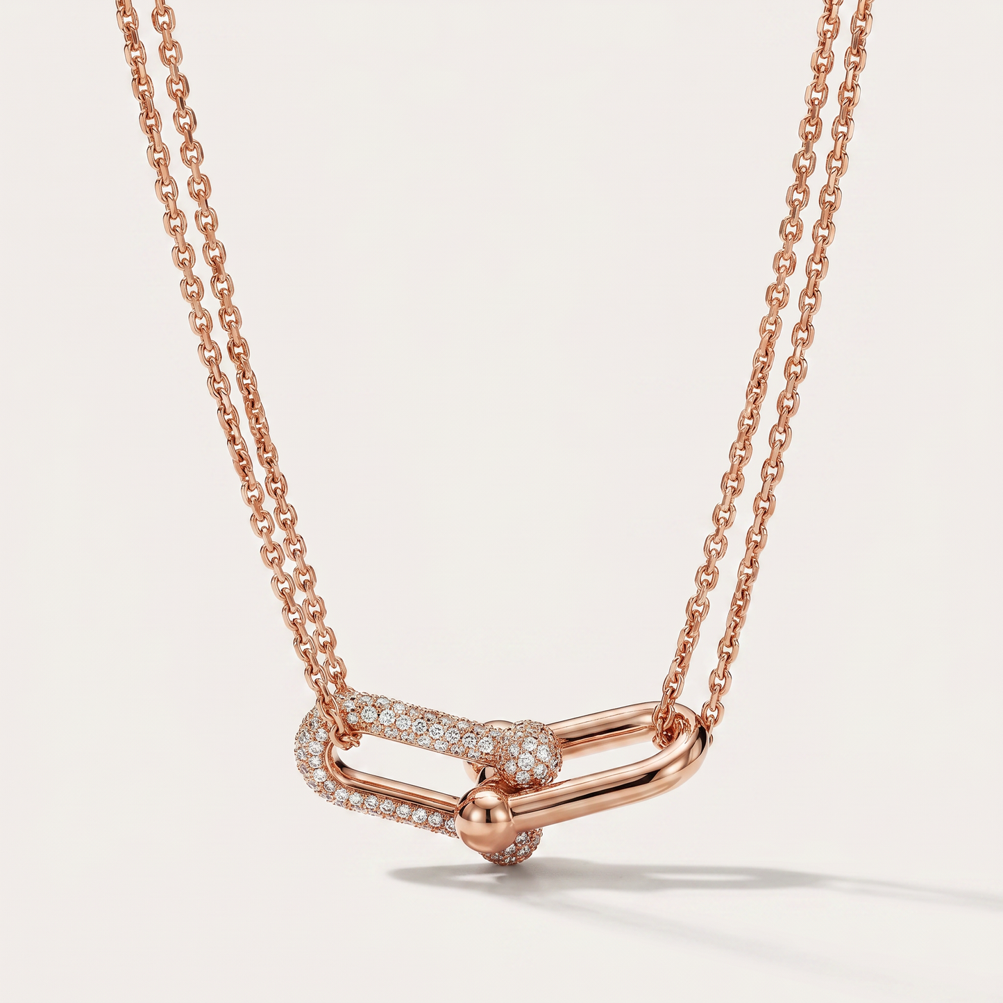 HardWear Pavé Diamond Double Link Necklace