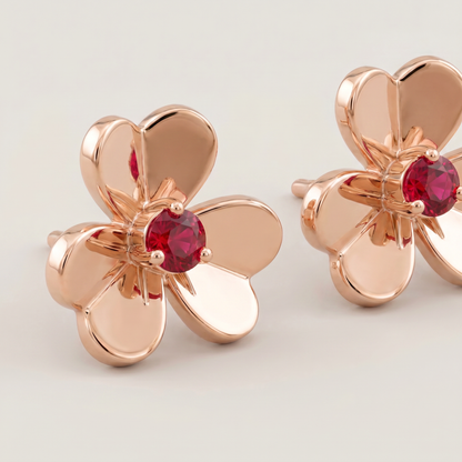 Frivole Mini Flower Earrings