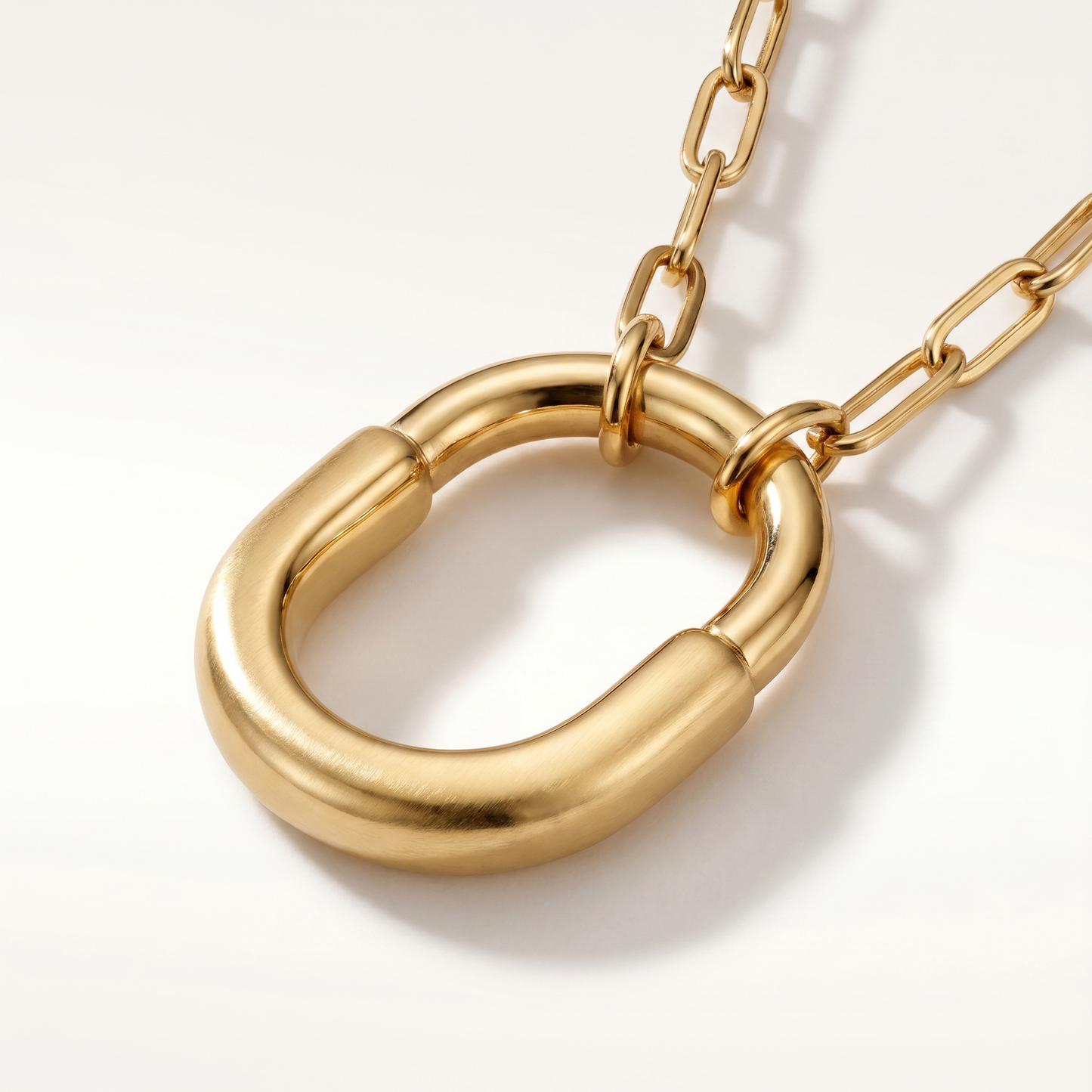 Medium Lock Pendant Necklace