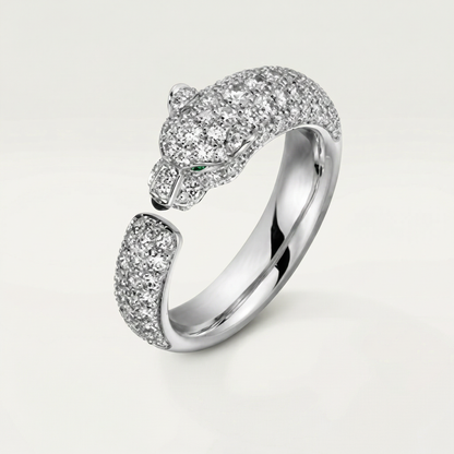 Panthère De Diamond Pavé Ring