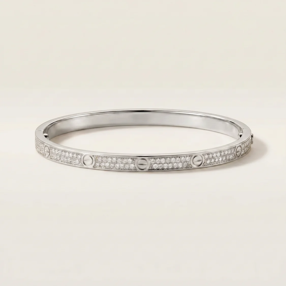 Small Love Diamonds Paved Bracelet