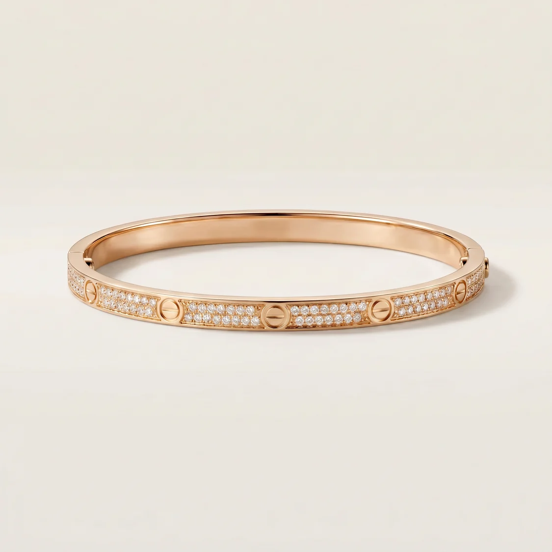 Small Love Diamonds Paved Bracelet