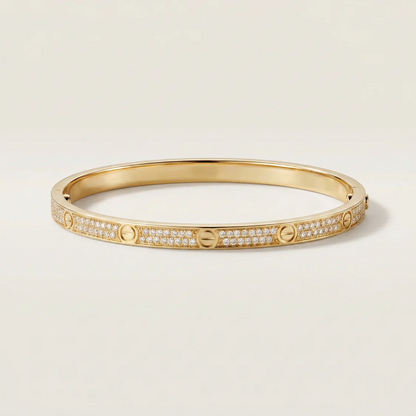 Small Love Diamonds Paved Bracelet