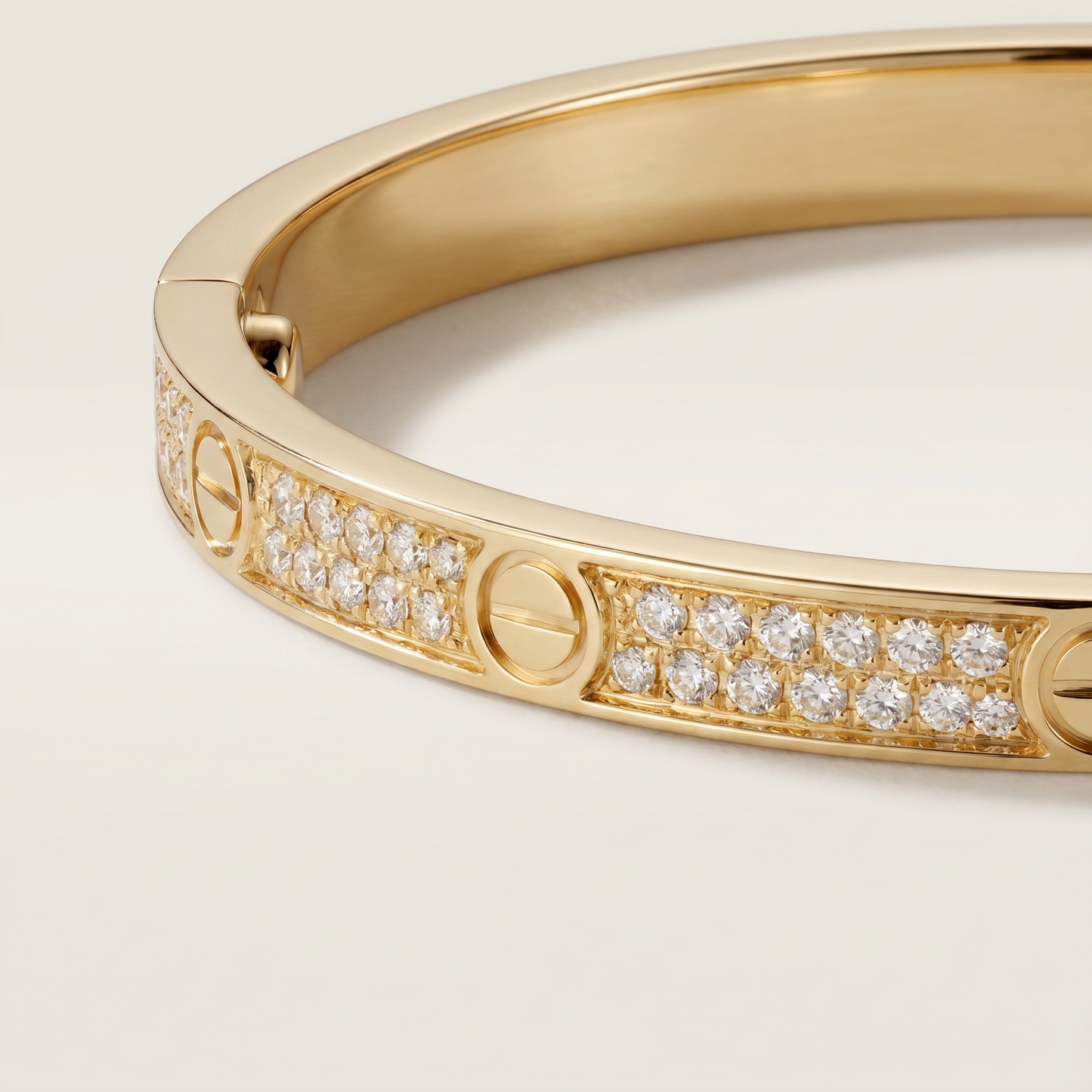 Small Love Diamonds Paved Bracelet