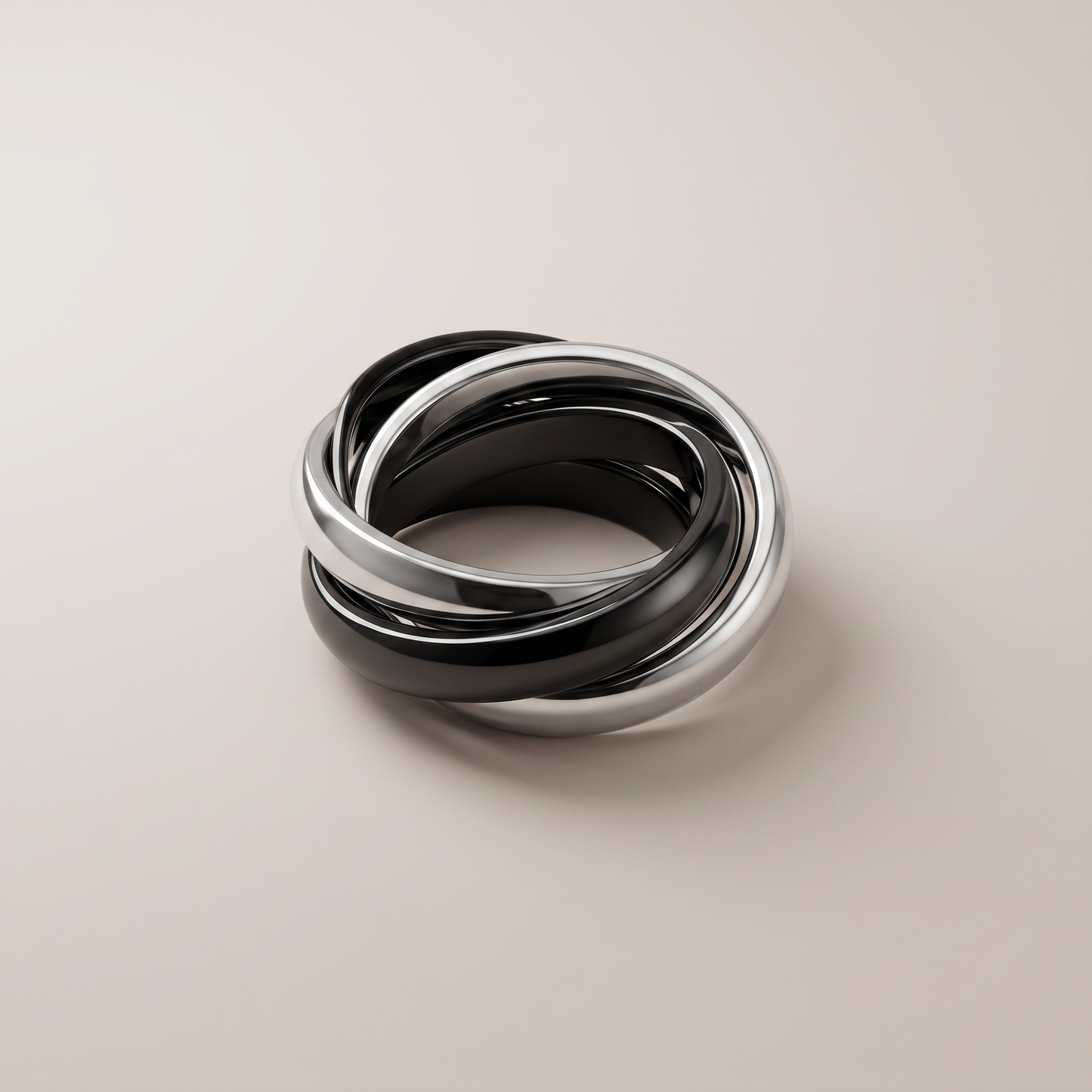 Triple Band Ceramic Ring