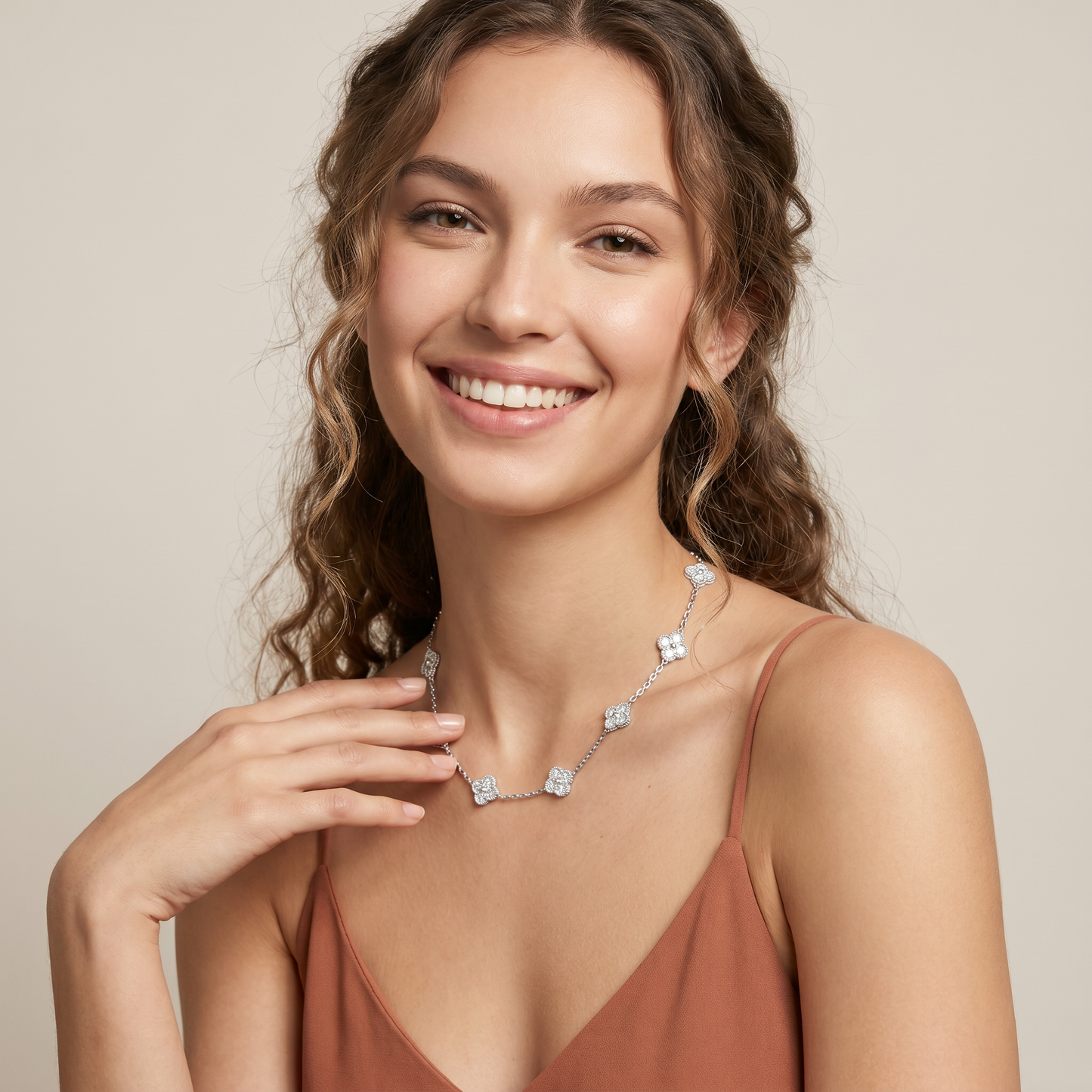 Vintage Alhambra 10 Motifs Necklace