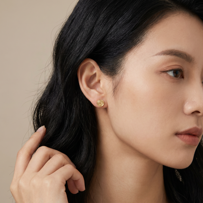 Love Stud Earrings