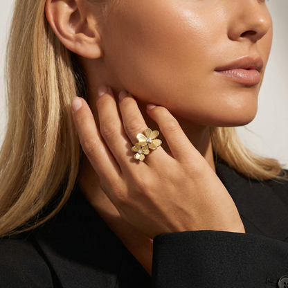 Frivole Between The Finger 4 Diamonds Ring